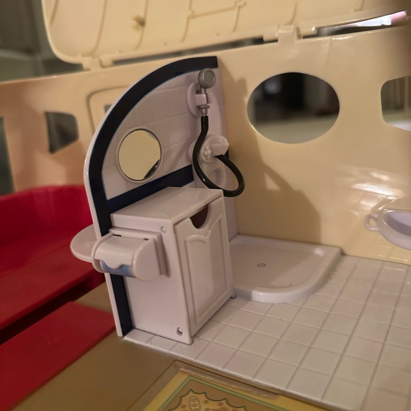 Calico critters retro camper van 1 broken hinge door stays intact super cute - Picture 9 of 13